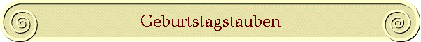Geburtstagstauben